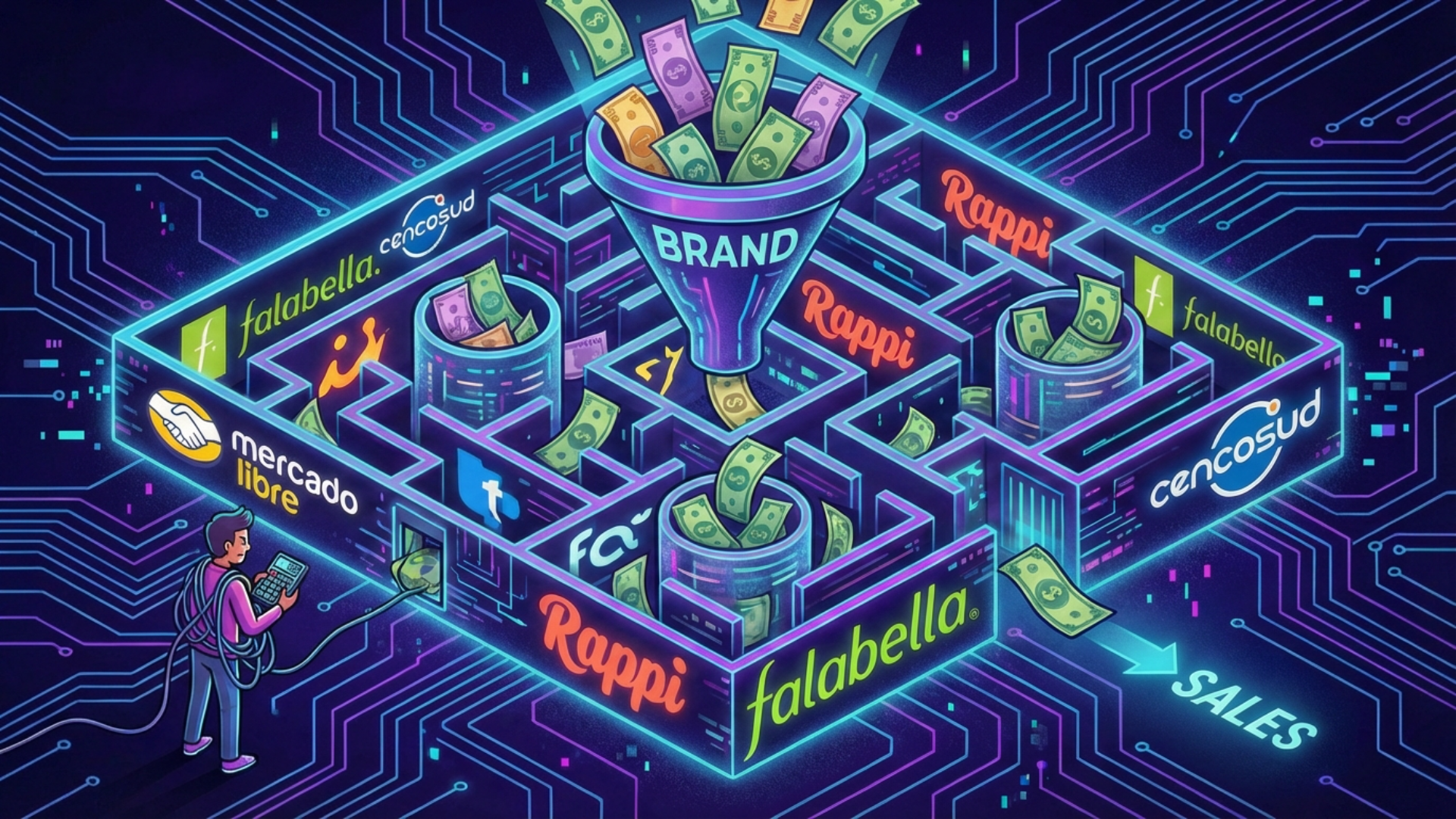 El impuesto al clic: La trampa de la fragmentación del Retail Media en LATAM